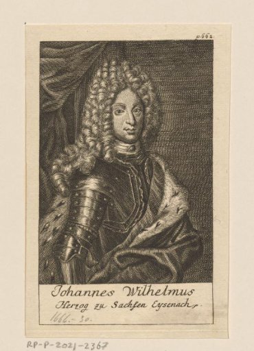 Portrait of Johan Willem, Duke of Saxe-Eisenach