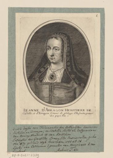 Portrait of Joanna of Castile