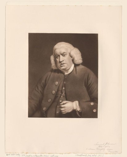 Portrait of Samuel Johnson