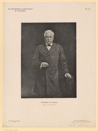 Portrait of Ferdinand de Lesseps