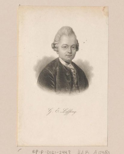 Portrait of Gotthold Ephraim Lessing