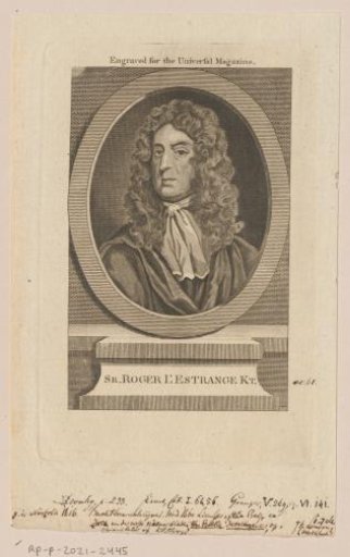 Portrait of Roger L'Estrange