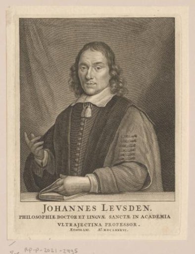 Portrait of Johannes Leusden at the age of 61