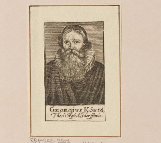 Portrait of Georg König