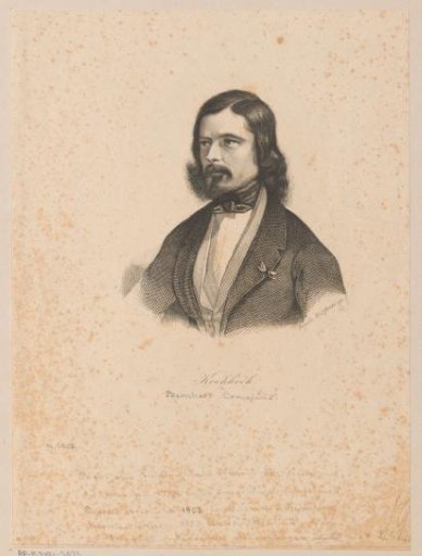 Portrait of Barend Cornelis Koekkoek