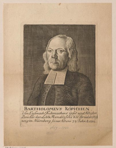 Portrait of Bartholomäus Köpichen