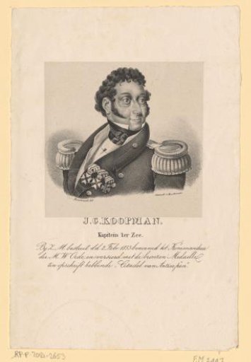 Portrait of Jan Coenraad Koopman