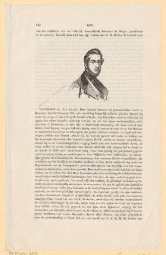 Portrait of Jan Adam Kruseman