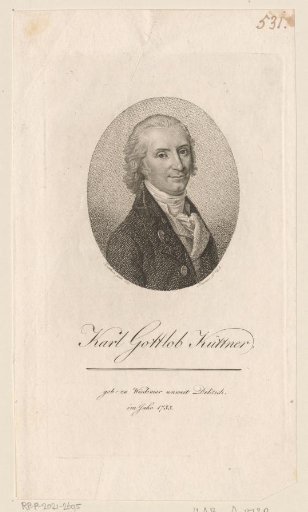 Portrait of Carl Gottlob Küttner