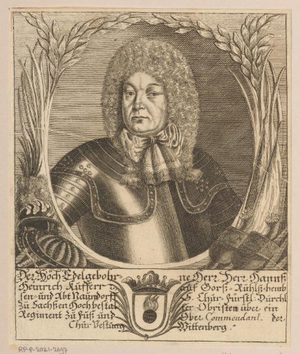 Portrait of Hans Heinrich Kuffer