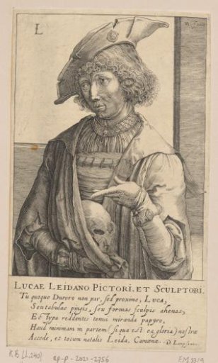 Young Man with a Skull, So-Called Portrait of Lucas van Leyden
