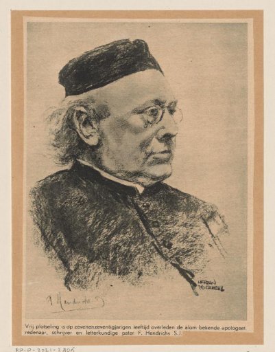 Portrait of F. Hendrichs