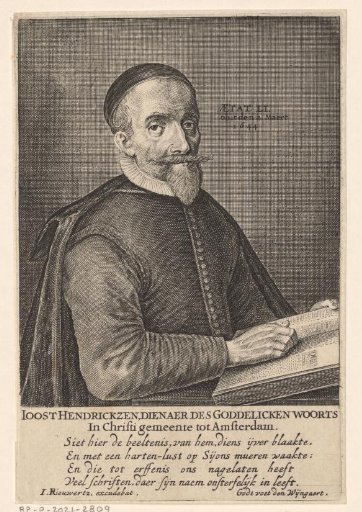 Portrait of Joost Hendriksz.