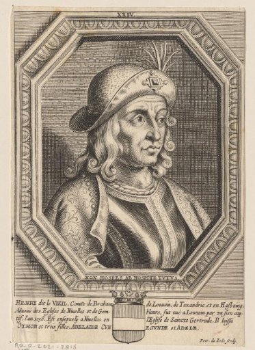 Portrait of Henry I, Count of Leuven