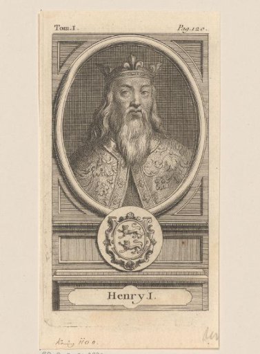 Portrait of Henry I, King of England