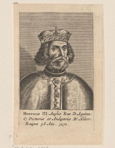 Portrait of Henry III, King of England
