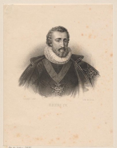 Portrait of Henry IV, King of France and Navarre
