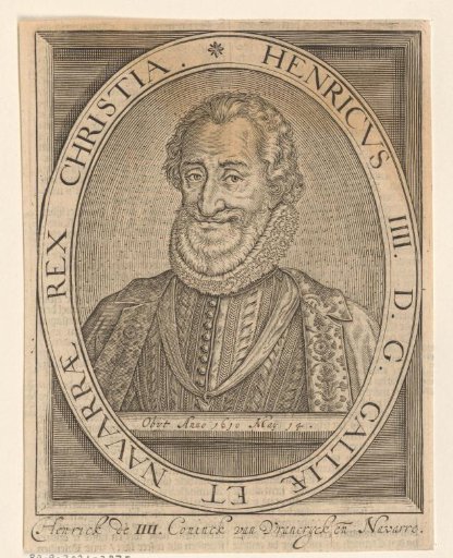 Portrait of Henry IV, King of France and Navarre