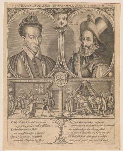 Portraits of Henry III and Henry IV, Kings of France