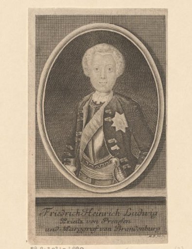 Portrait of Friedrich Heinrich Ludwig of Prussia