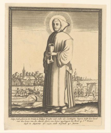 Priest Joost, hanged by the Geuzen at Den Briel, 1571