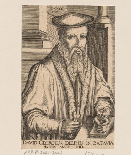Portrait of David Jorisz. at the Age of 54