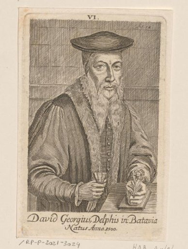 Portrait of David Jorisz. at the Age of 54