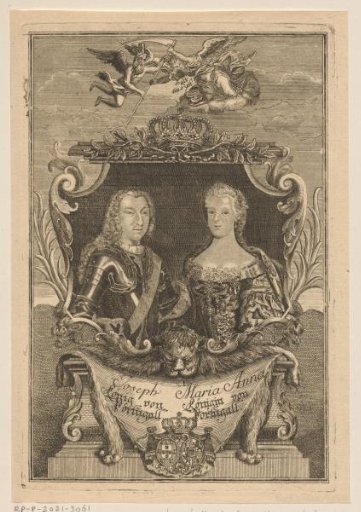 Portrait of Joseph I, King of Portugal and Maria Anna of Austria, Queen of Portugal