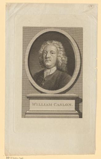 Portrait of William Caslon I