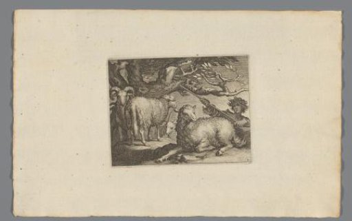 Shepherd with Sheep