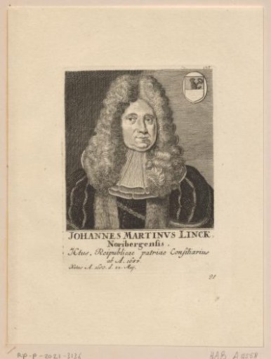 Portrait of Johann Martin Linck