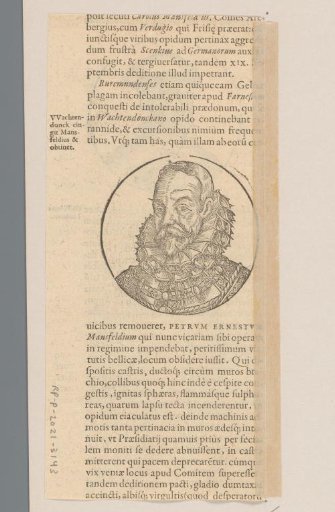 Portrait of Peter Ernst I of Mansfeld