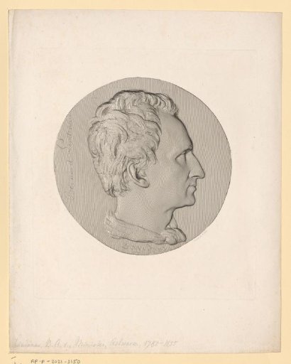 Medal with the portrait of Bernhard von Lindenau