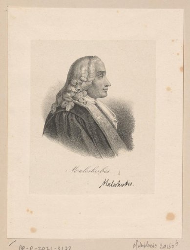 Portrait of Chrétien-Guillaume de Lamoignon de Malesherbes