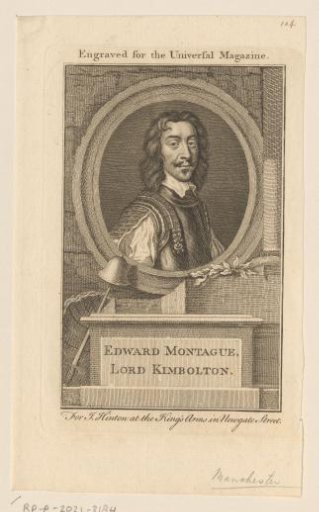 Portrait of Edward Montagu, Second Earl of Manchester