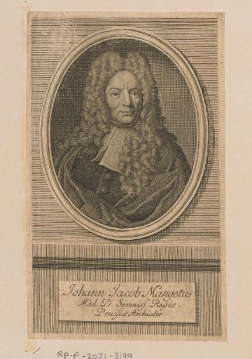 Portrait of Jean-Jacques Manget