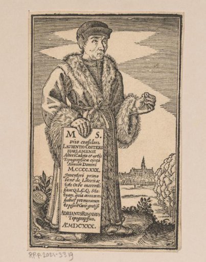 Portrait of Laurens Janszoon Coster