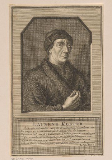 Portrait of Laurens Janszoon Coster