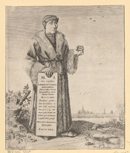 Portrait of Laurens Janszoon Coster