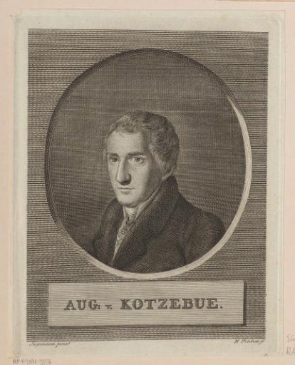 Portrait of August Friedrich Ferdinand von Kotzebue