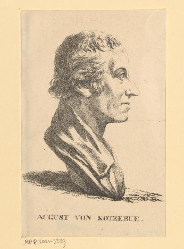 Portrait of August Friedrich Ferdinand von Kotzebue