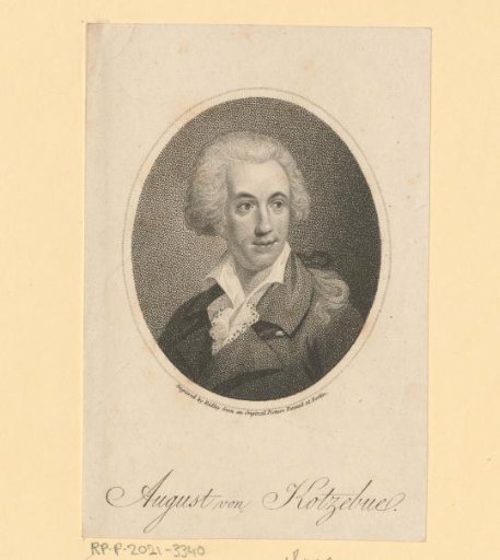 Portrait of August Friedrich Ferdinand von Kotzebue
