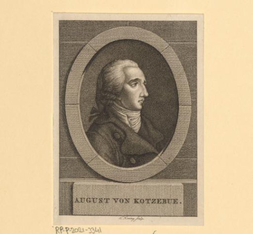 Portrait of August Friedrich Ferdinand von Kotzebue