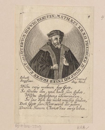 Portrait of Matthäus Kraeh