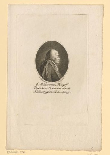 Portrait of Joachim Maurits baron van Kropff