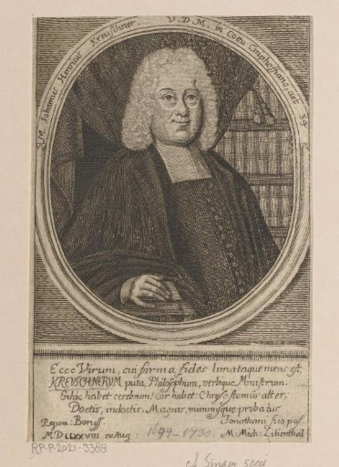 Portrait of Johann Heinrich Kreuschner at the Age of 34