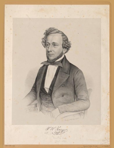 Portrait of Frederik Willem Krieger