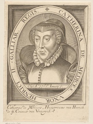 Portrait of Catherine de' Medici, Queen of France