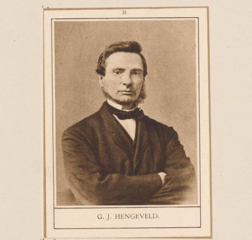 Portrait of Gerardus Johannes Hengeveld