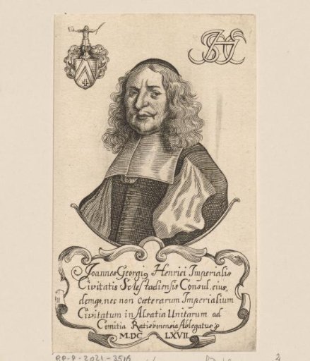 Portrait of Johann Georg Henrici